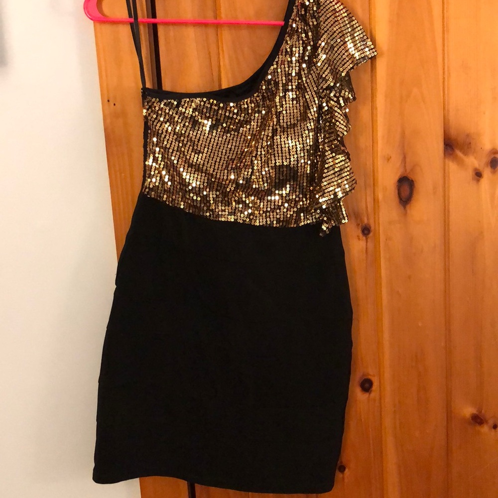 One Shoulder Dress by Deb